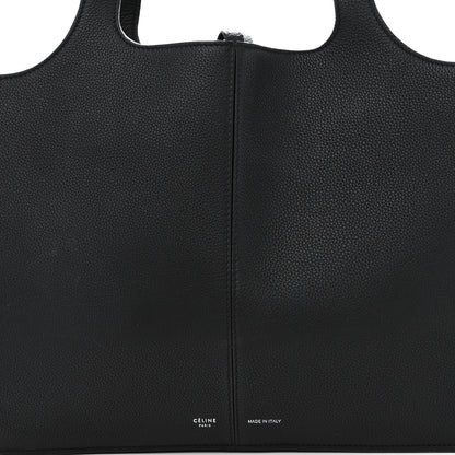 Celine Baby Grained Calfskin Medium Tri-Fold Bag Black 8 of 13