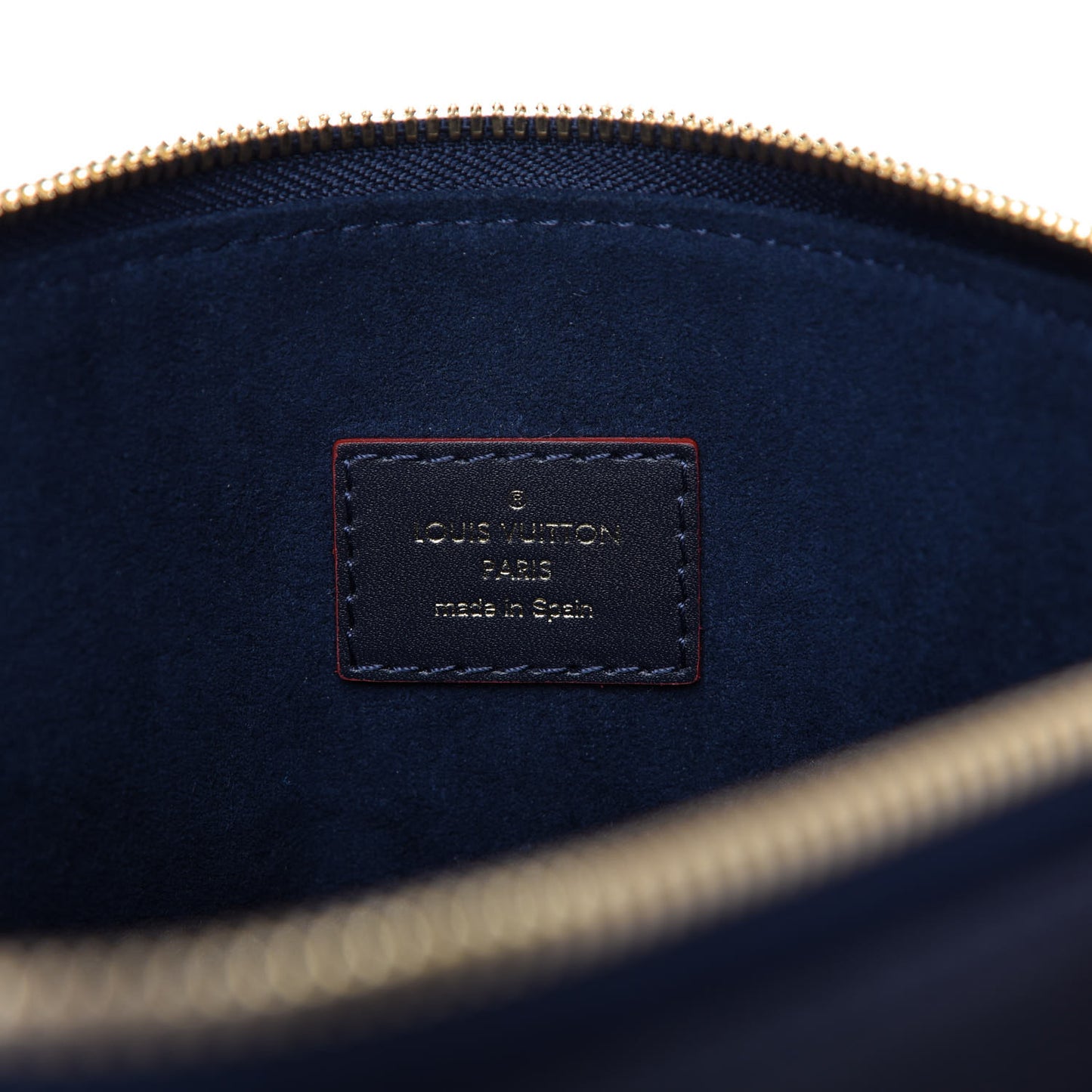 Empreinte V Tote MM Marine Rouge