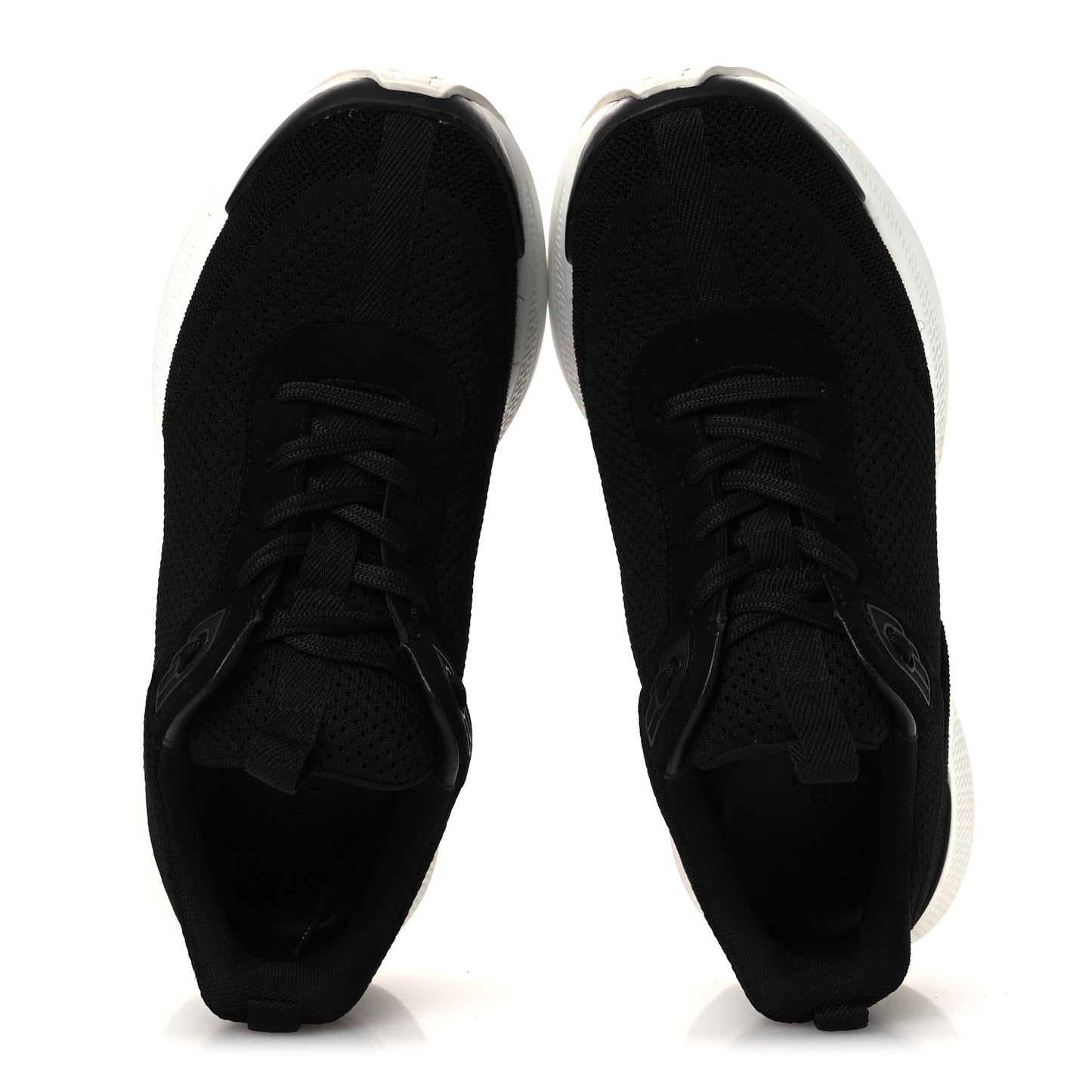 Technical Knit Suede Heros Sneakers 40 Black