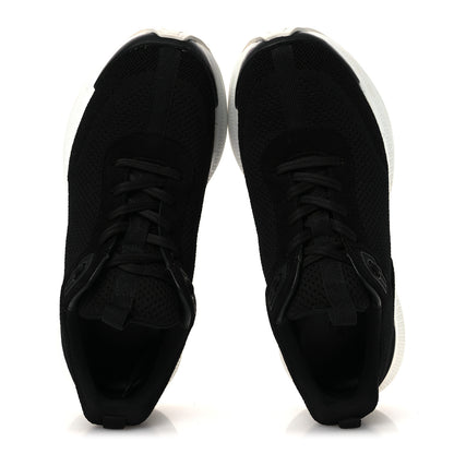 Hermes Technical Knit Suede Heros Sneakers 40 Black 2 of 15