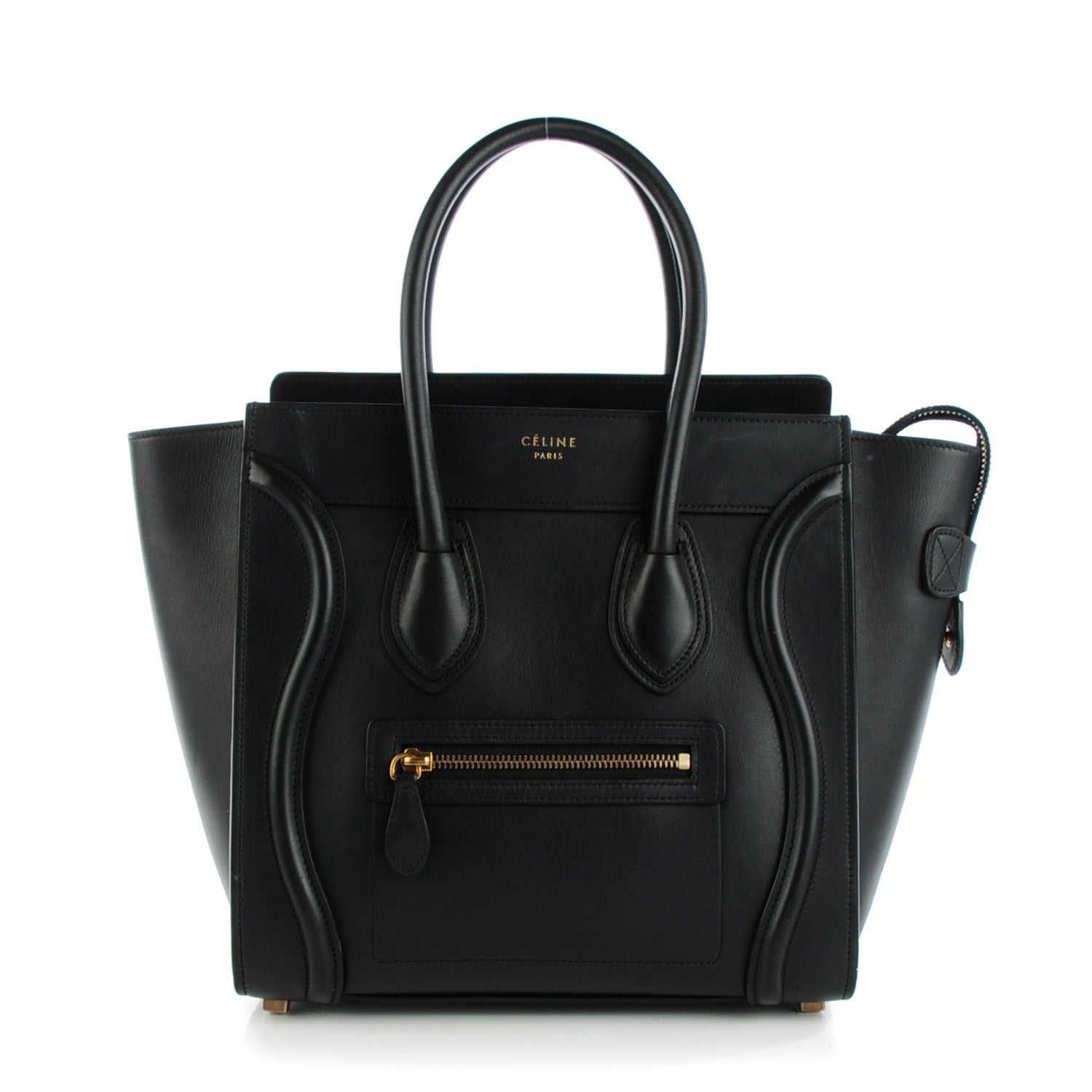 Celine Smooth Calfskin Micro Luggage Black 1 of 10