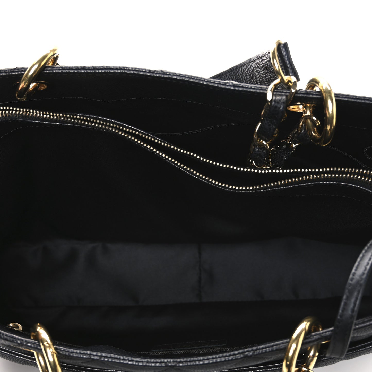 Caviar Quilted XL Grand Shopping Tote GST Black