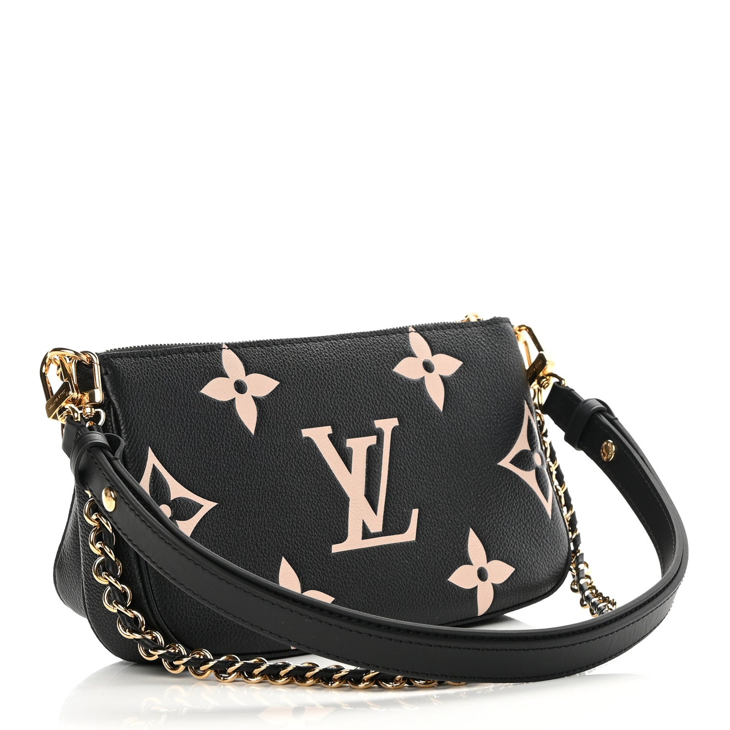 Empreinte Monogram Giant Multi Pochette Accessories Black Beige