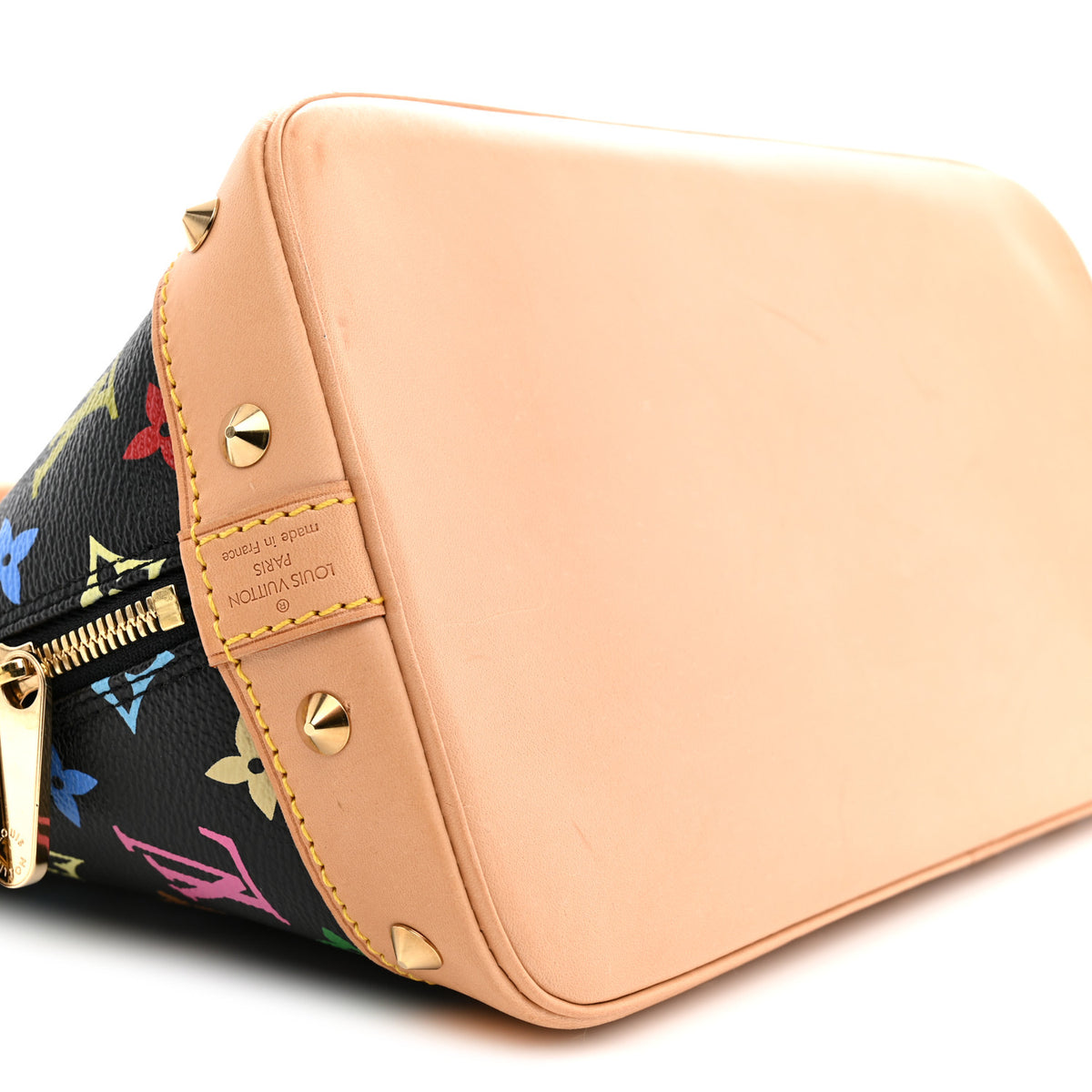 Louis Vuitton Monogram Multicolor Alma Black 9 of 14