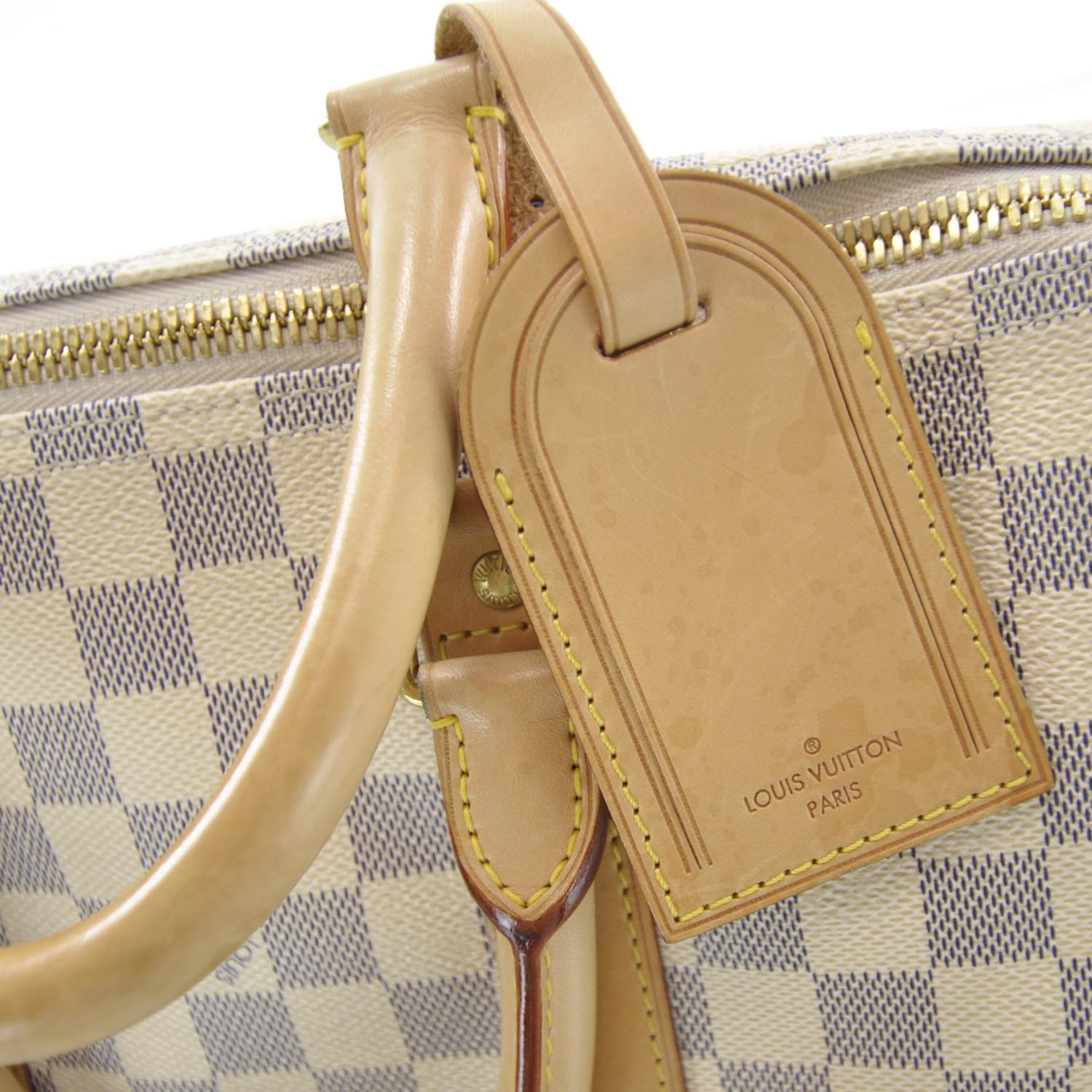Louis Vuitton Damier Azur Keepall Bandouliere 45 6 of 8