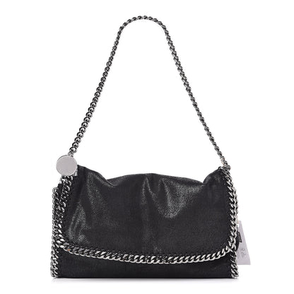Stella McCartney Shaggy Deer Falabella Clutch Black 1 of 10