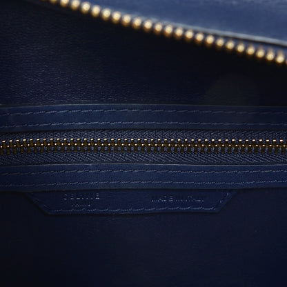 Celine Smooth Calfskin Micro Luggage Navy Blue 6 of 7