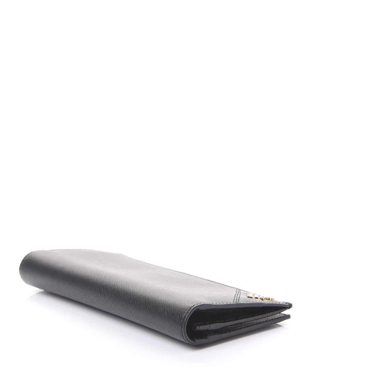 Saffiano Flap Wallet Black