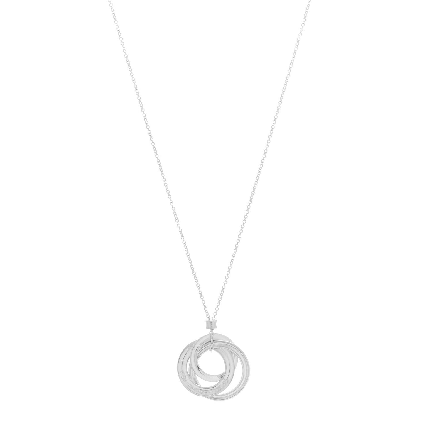 Sterling Silver 1837 Circles Pendant Necklace
