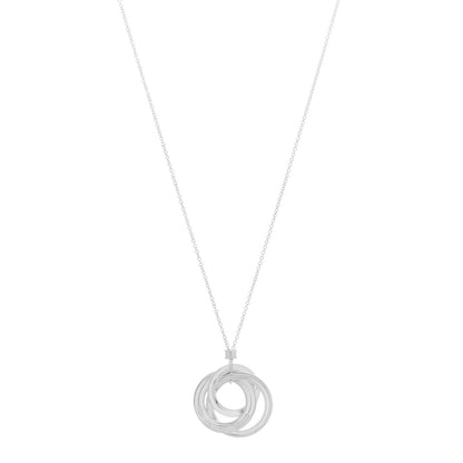 Tiffany Sterling Silver 1837 Circles Pendant Necklace 1 of 7