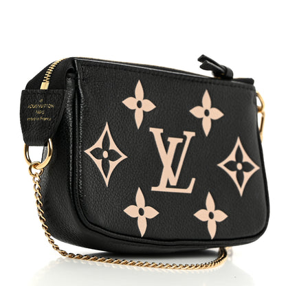 Louis Vuitton Empreinte Monogram Giant Mini Pochette Accessories Black 3 of 6