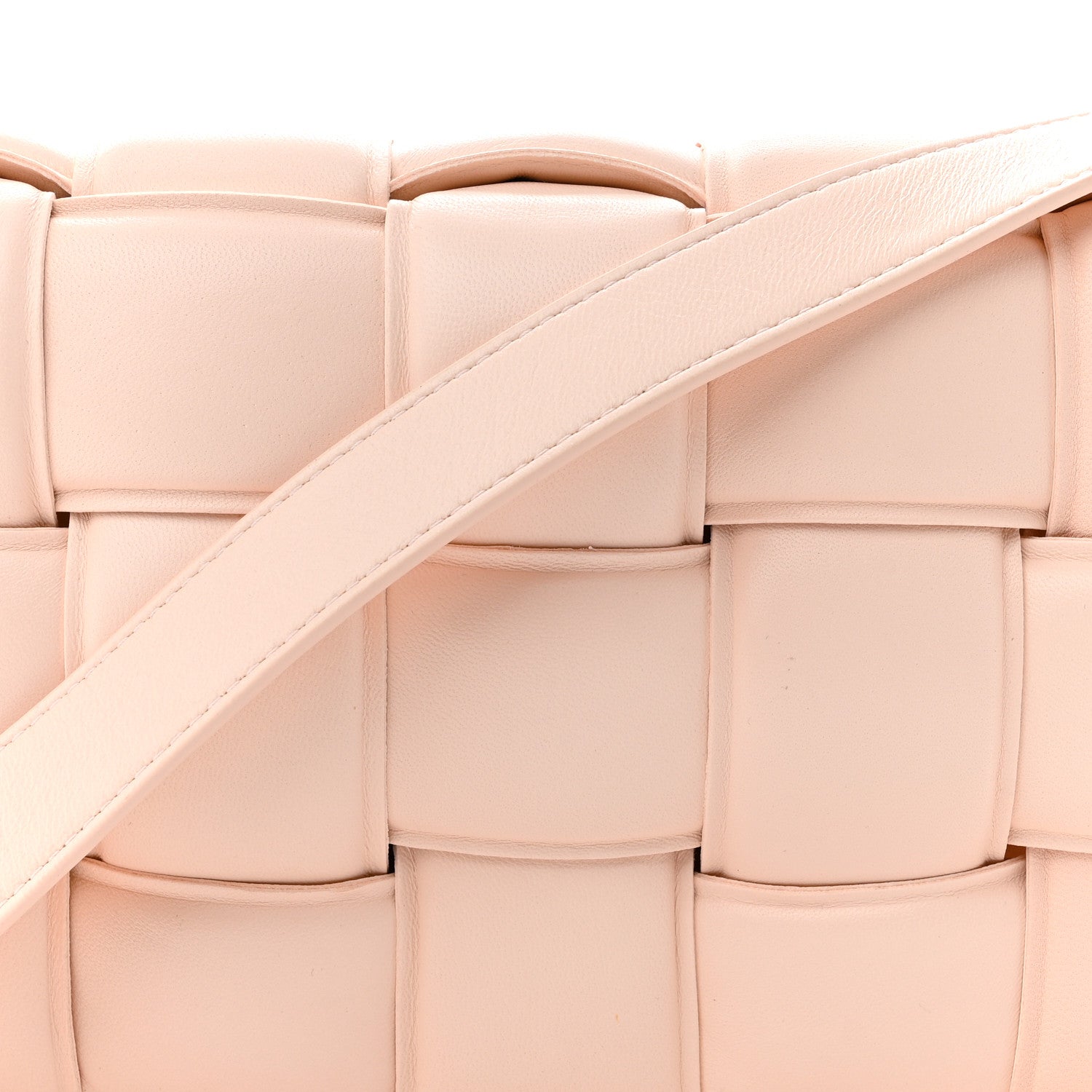 Bottega Veneta Nappa Maxi Intreccio Padded Cassette Crossbody Bag Melon Washed 7 of 14