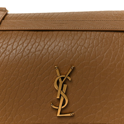 Saint Laurent Grained Lambskin Monogram Large Niki Chain Satchel Dark Cork 9 of 11