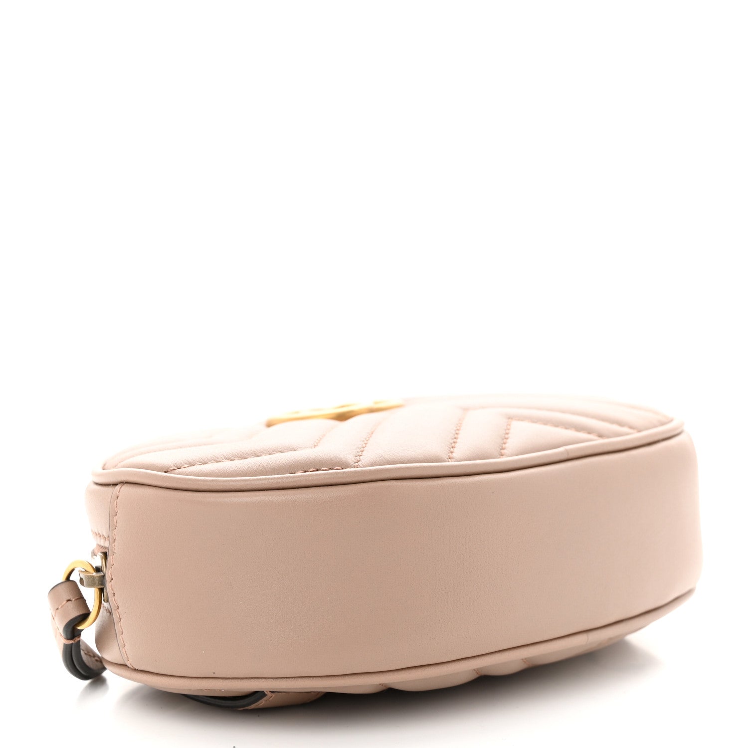 Gucci Calfskin Matelasse GG Marmont Belt Bag 95 38 Porcelain Rose 4 of 10