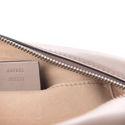 Gucci Calfskin Matelasse Small GG Marmont Chain Shoulder Bag Porcelain Rose 9 of 11