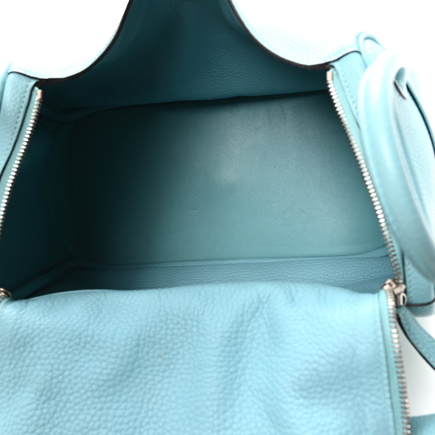 Hermes Taurillon Clemence Lindy 30 Bleu Atoll 5 of 10