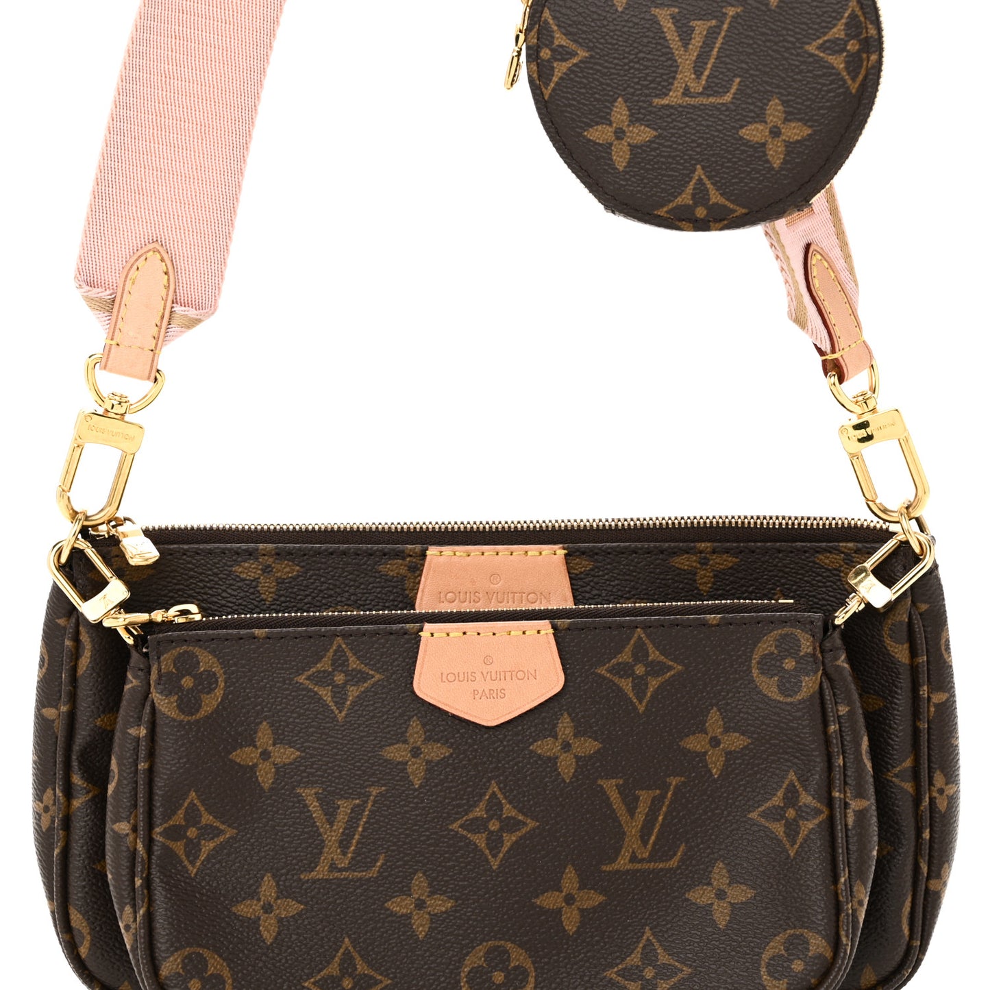 Monogram Multi Pochette Accessories Rose Clair