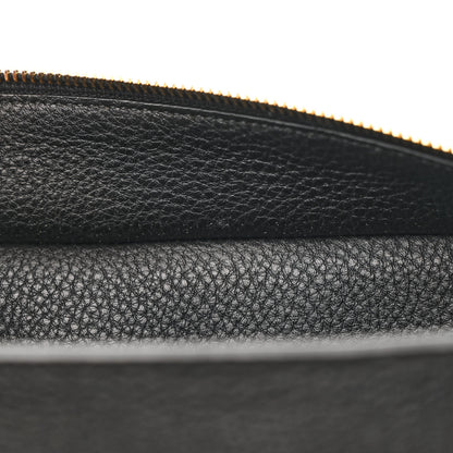 Salvatore Ferragamo Grained Calfskin Medium Star Tote Black 12 of 14
