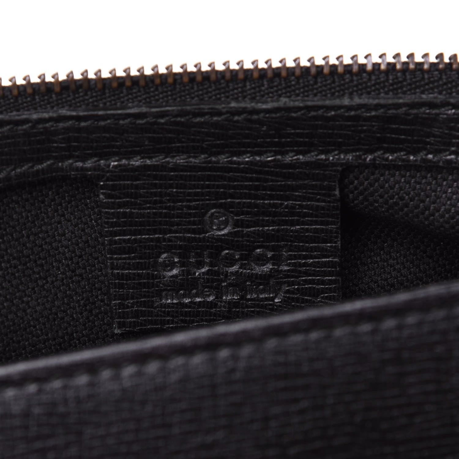Gucci Textured Calfskin Large Bright Bit Tote Black 6 of 10