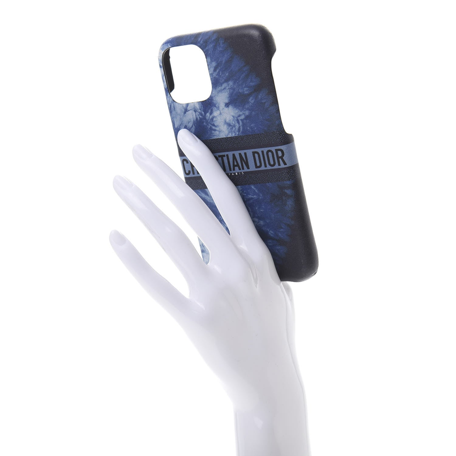 Christian Dior Calfskin Tie Lady Dior iPhone 11 Pro Case Blue Multicolor 2 of 10