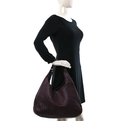 Bottega Veneta Nappa Intrecciato Large Campana Hobo Grape 2 of 10