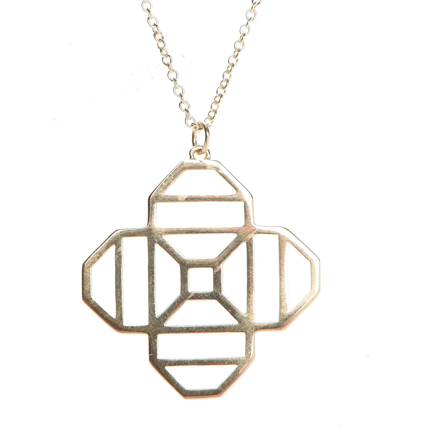 18K Yellow Gold Paloma Picasso Octagon Pendant Necklace
