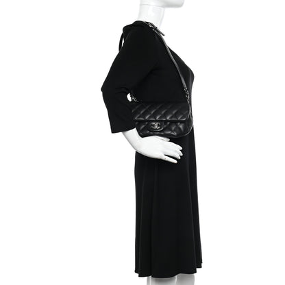 Chanel Calfskin Quilted CC Uniform Flap Belt Bag Black 2 of 11