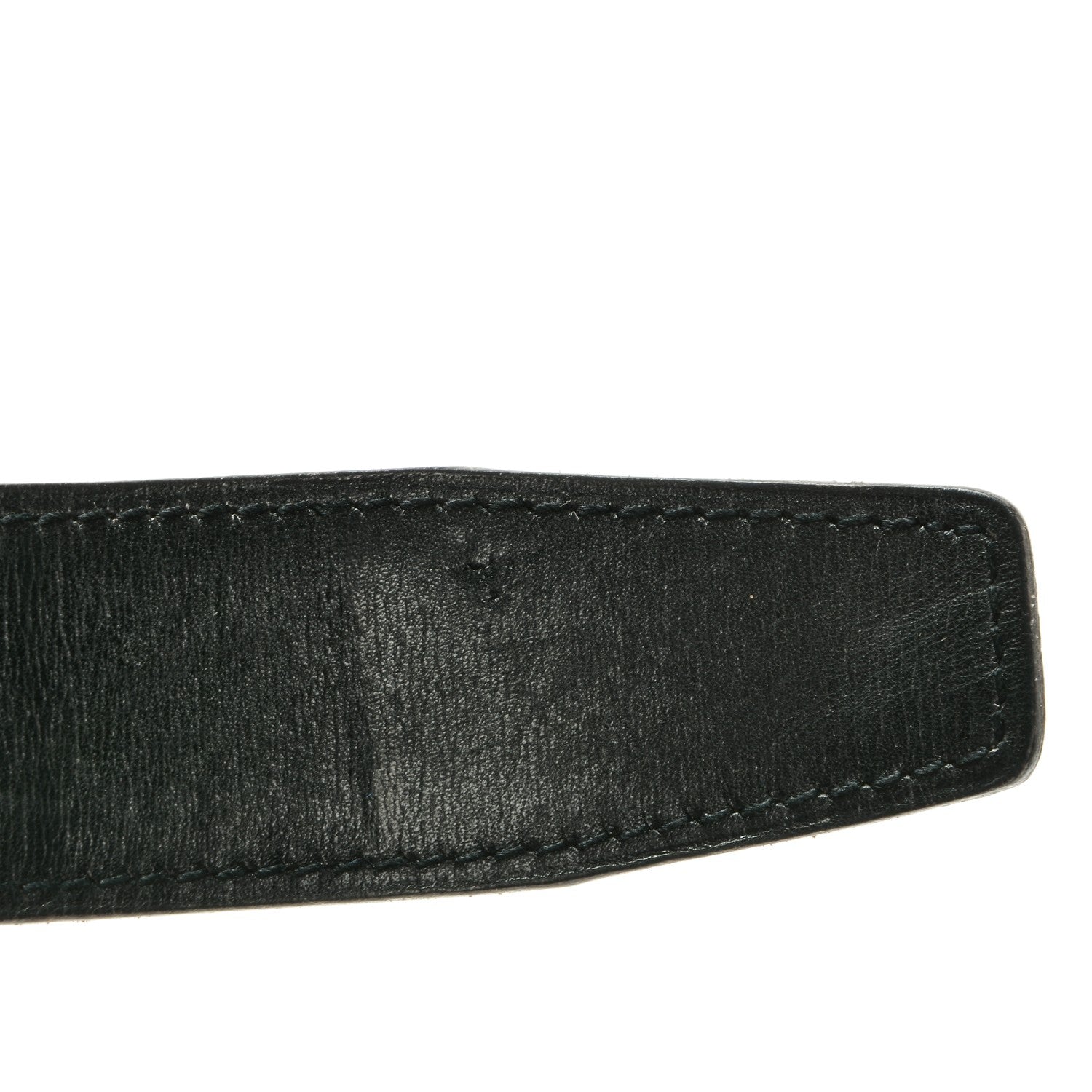 Hermes Epsom Box 32mm Belt Strap 78 Gold Black 7 of 8