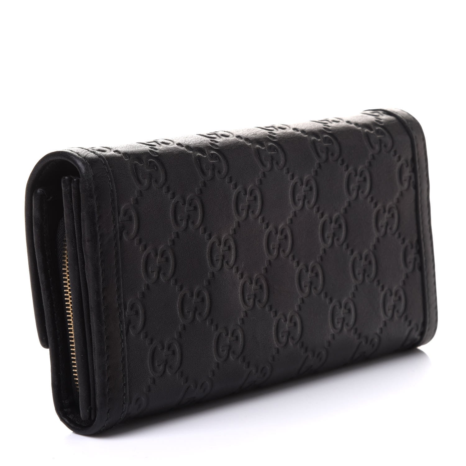 Gucci Guccissima Sukey Continental Wallet Continental Wallet Black 3 of 7