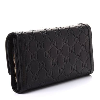 Gucci Guccissima Sukey Continental Wallet Continental Wallet Black 3 of 7