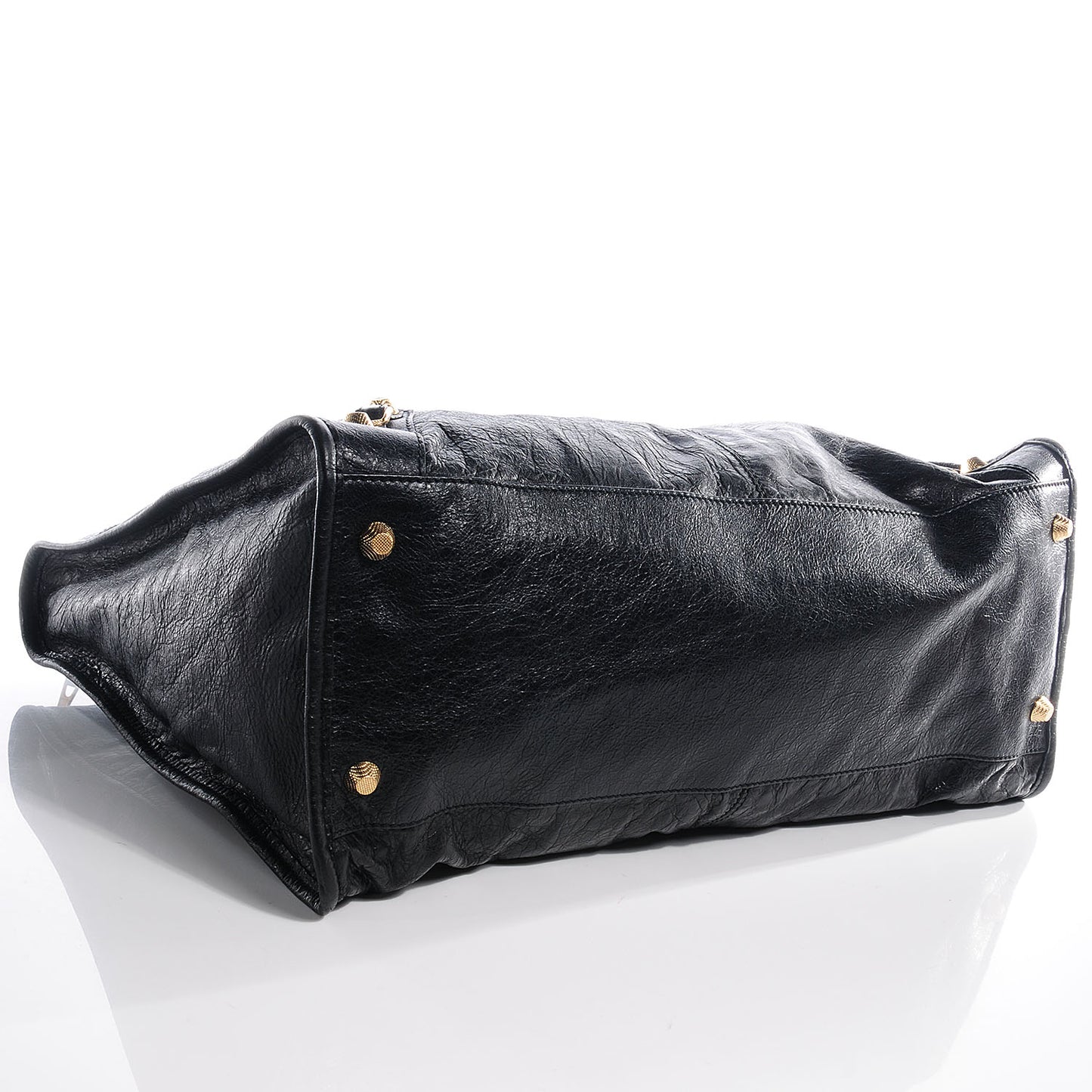 Agneau Giant 12 Gold Hardware Weekender Black