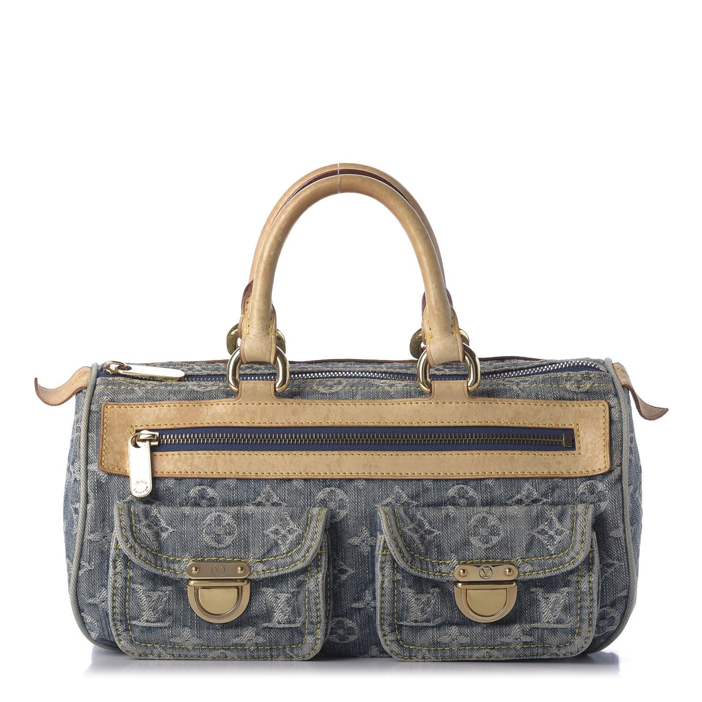 Monogram Denim Neo Speedy Blue