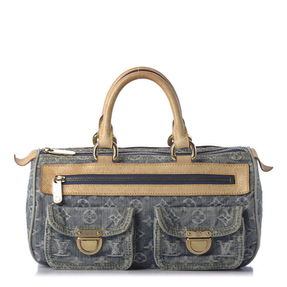 Louis Vuitton Monogram Denim Neo Speedy Blue 1 of 9