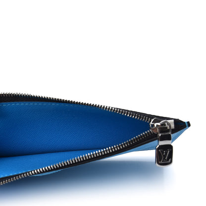 Louis Vuitton Taigarama Coin Card Holder Blue Lagoon 5 of 7