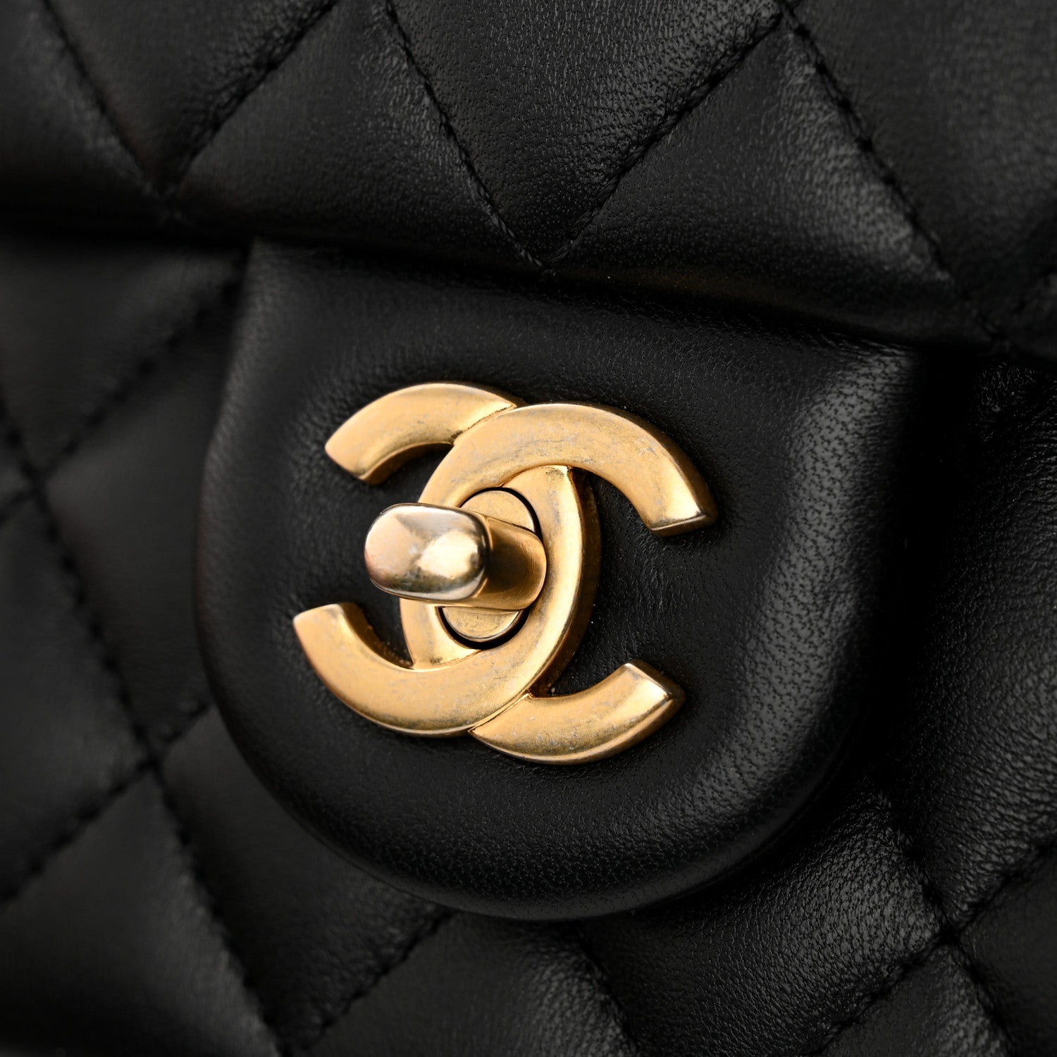 Chanel Lambskin Quilted Small Sweet Camellia Flap Black 14 of 15