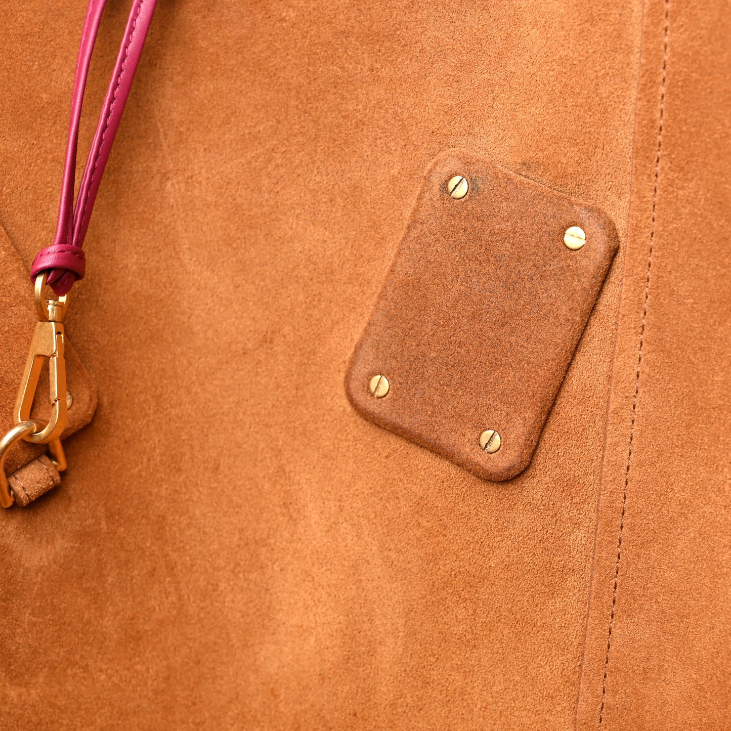 Calfskin Basket Tote Amaranto