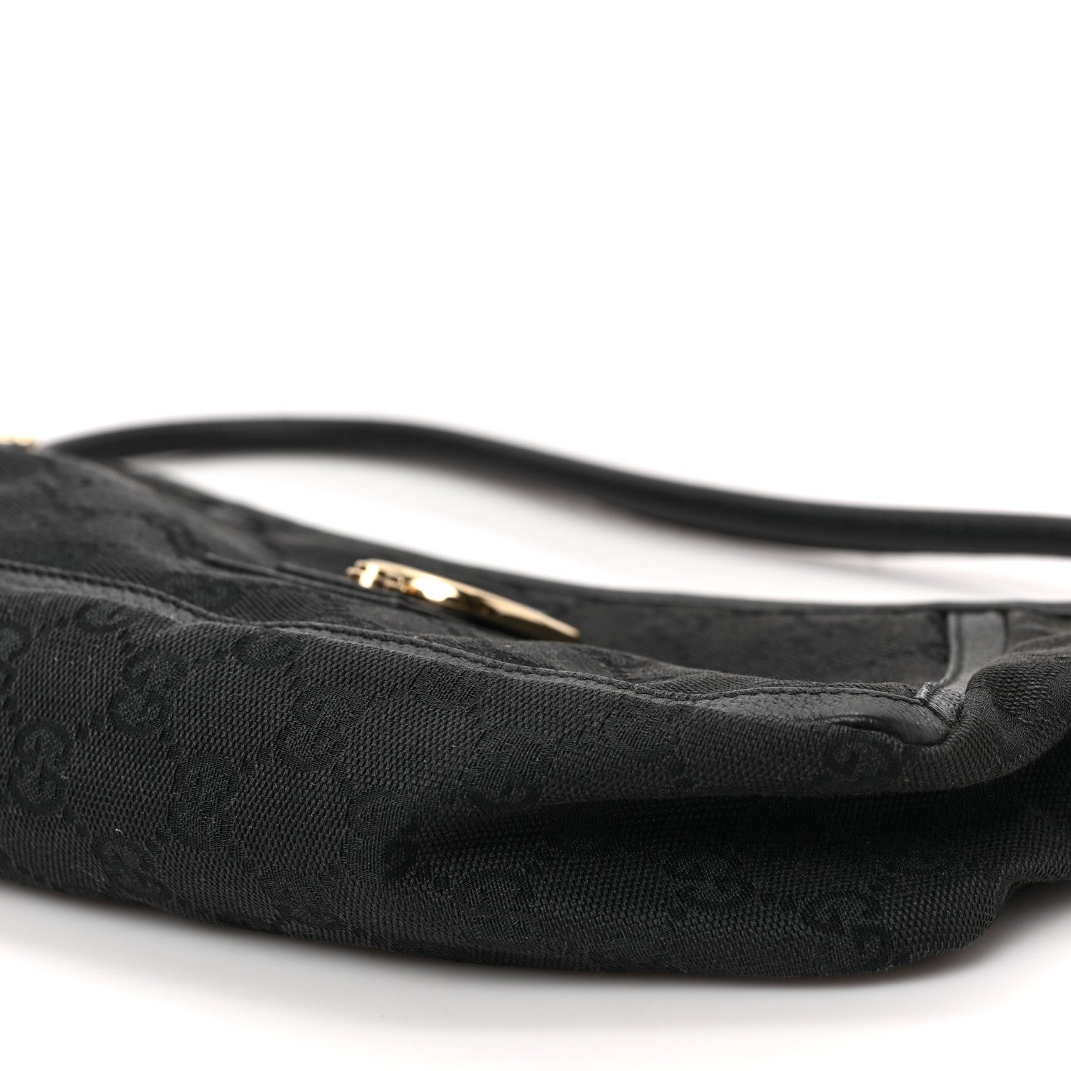 Gucci Monogram D Ring Abbey Pochette Black 9 of 9