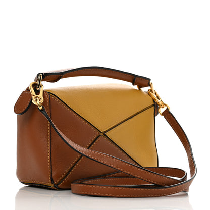 Loewe Calfskin Mini Puzzle Bag Mustard Tan 3 of 11