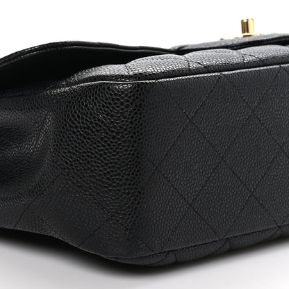 Chanel Caviar Quilted Jumbo Single Flap Black 8 of 9