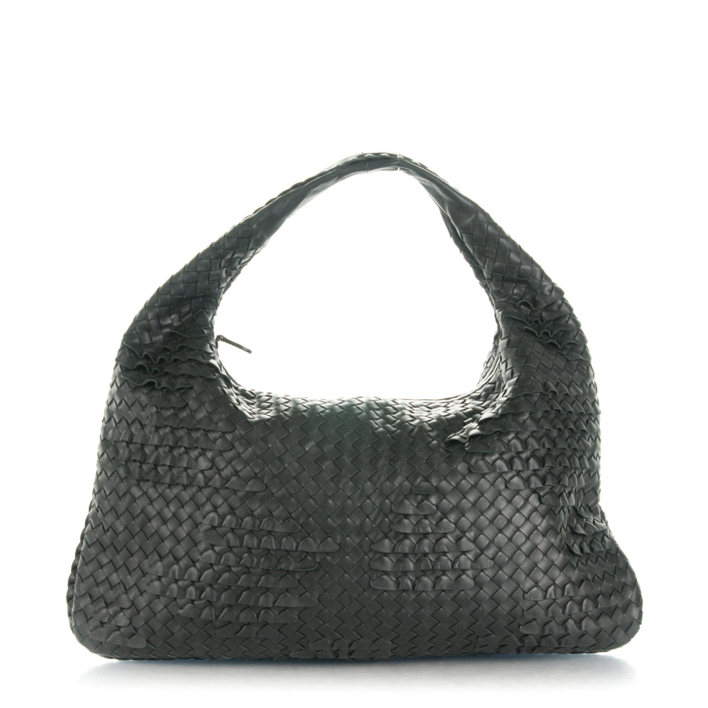 Nappa Intrecciato Large Miniode Hobo Nero Black