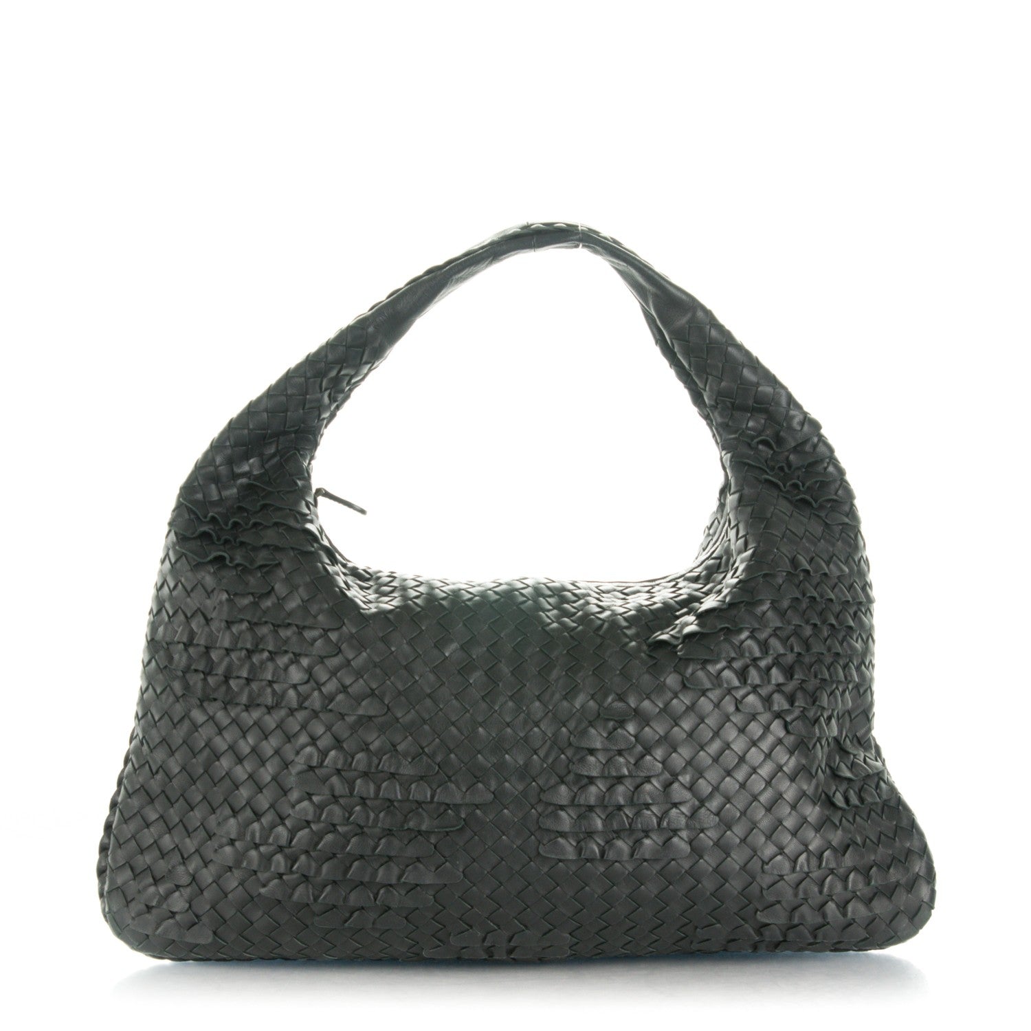 Bottega Veneta Nappa Intrecciato Large Miniode Hobo Nero Black 1 of 8