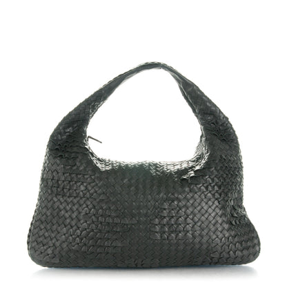 Bottega Veneta Nappa Intrecciato Large Miniode Hobo Nero Black 1 of 8