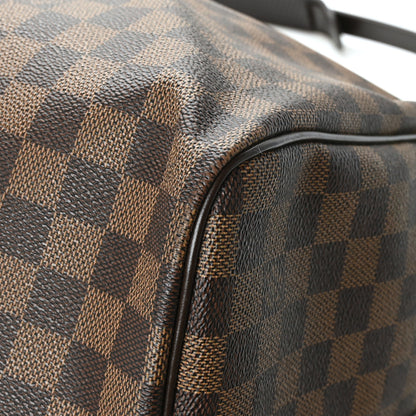 Louis Vuitton Damier Ebene Keepall Bandouliere 55 12 of 12