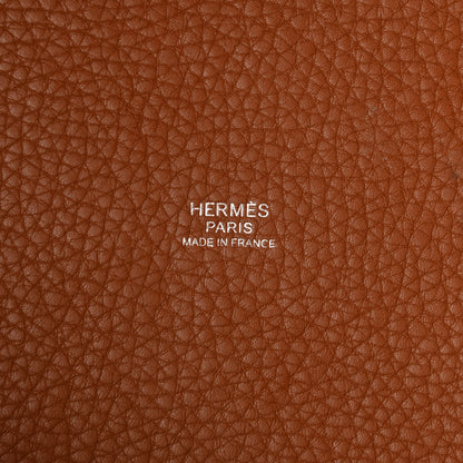 Hermes Taurillon Clemence Picotin Lock 22 MM Gold 6 of 14