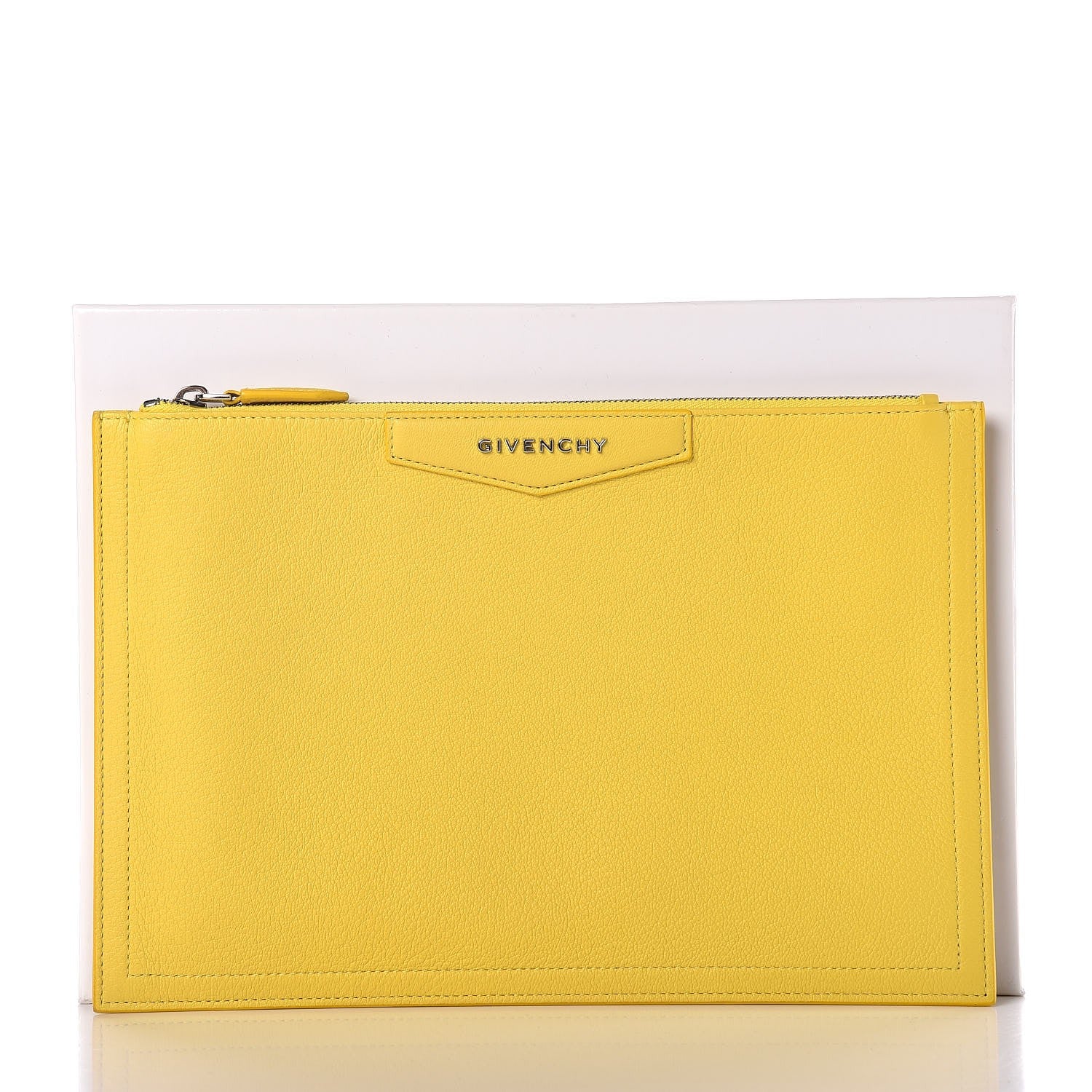 Givenchy Sugar Goatskin Medium Antigona Pouch Jaune Vif 9 of 9