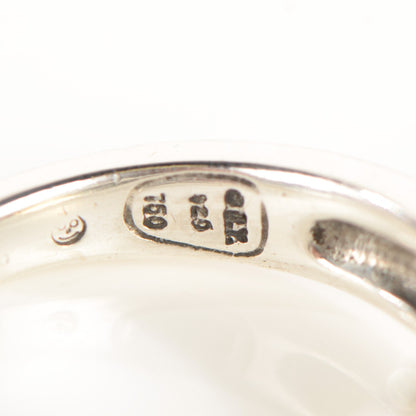 David Yurman Sterling Silver 18K Yellow Gold Citrine 8mm Ring 54.5 7 4 of 4