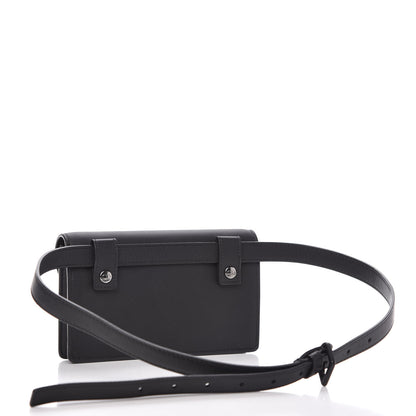 Christian Dior Ultra Matte Calfskin Saddle Belt Bag Black 3 of 9