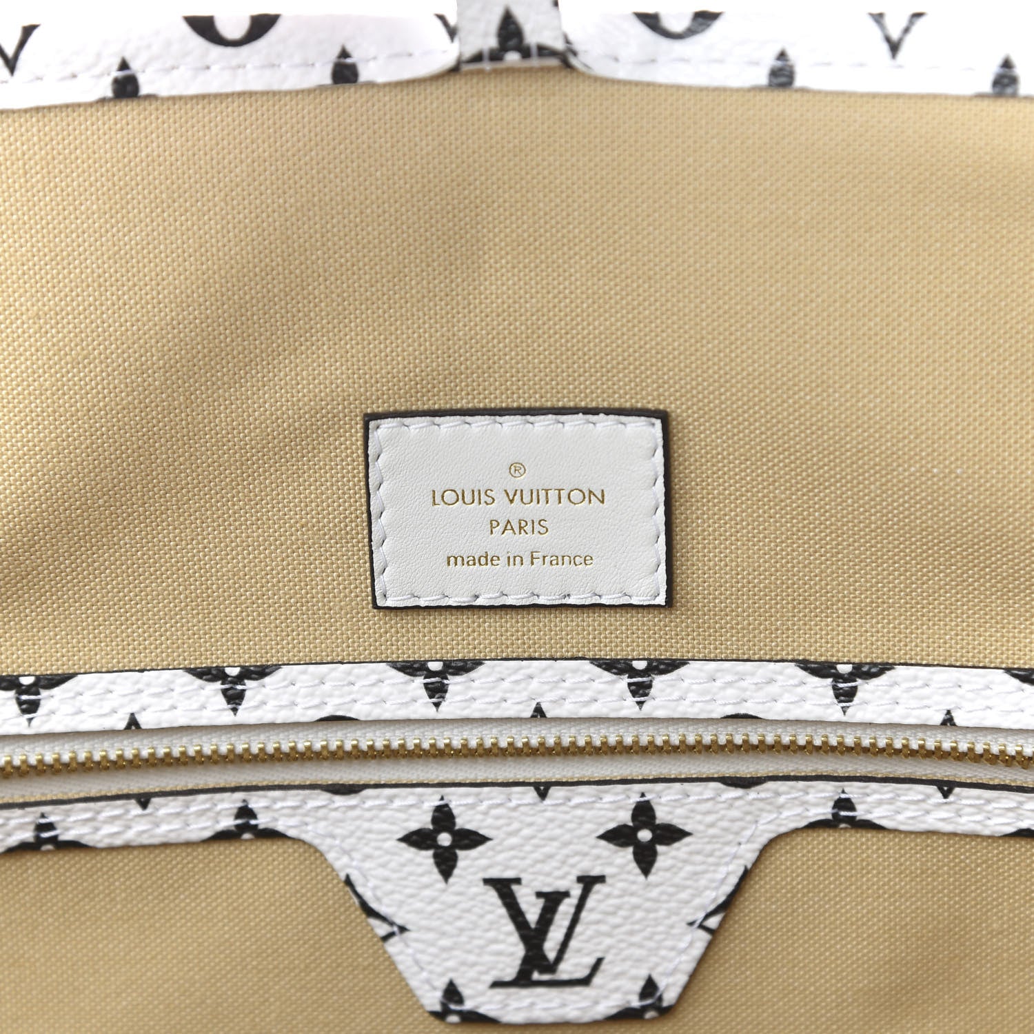 Louis Vuitton Monogram Giant Neverfull MM Kaki 8 of 10