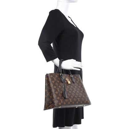 Louis Vuitton Monogram Flower Tote Black 3 of 10