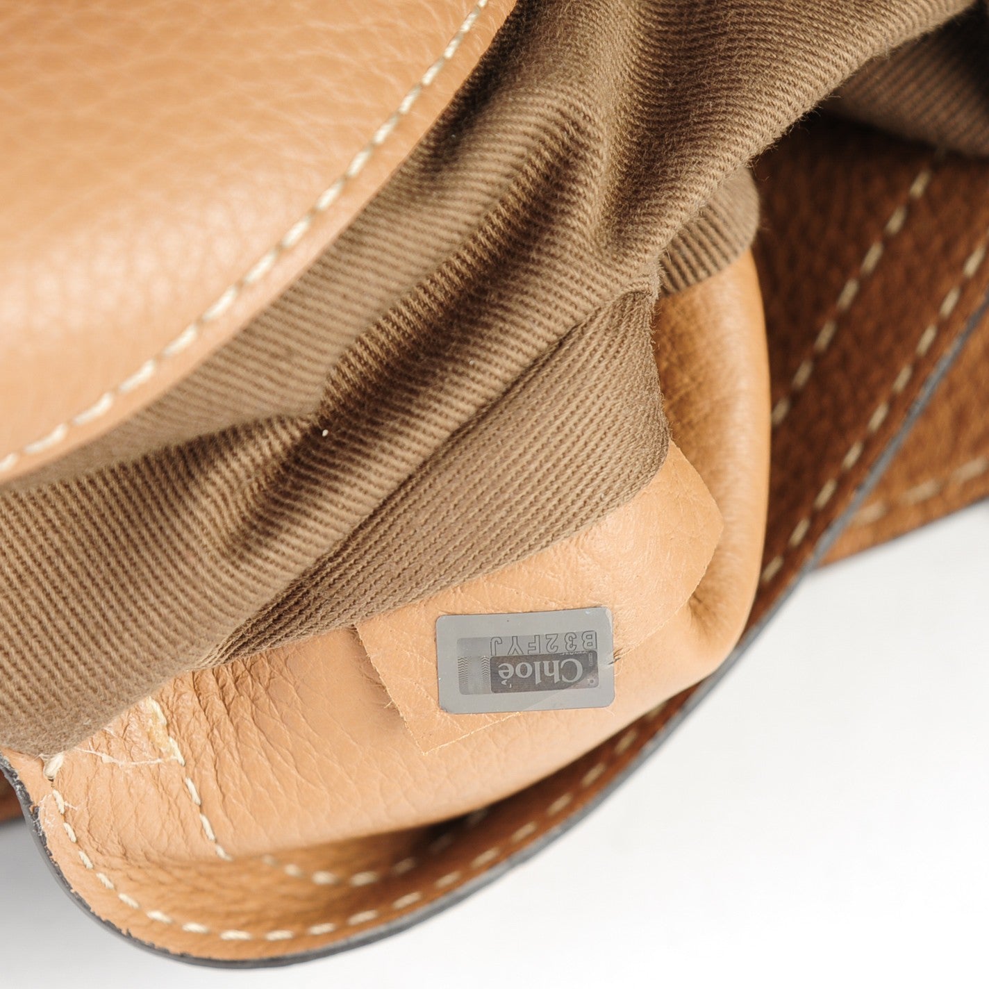 Chloe Calfskin Medium Marcie Round Crossbody Bag Nut 8 of 9